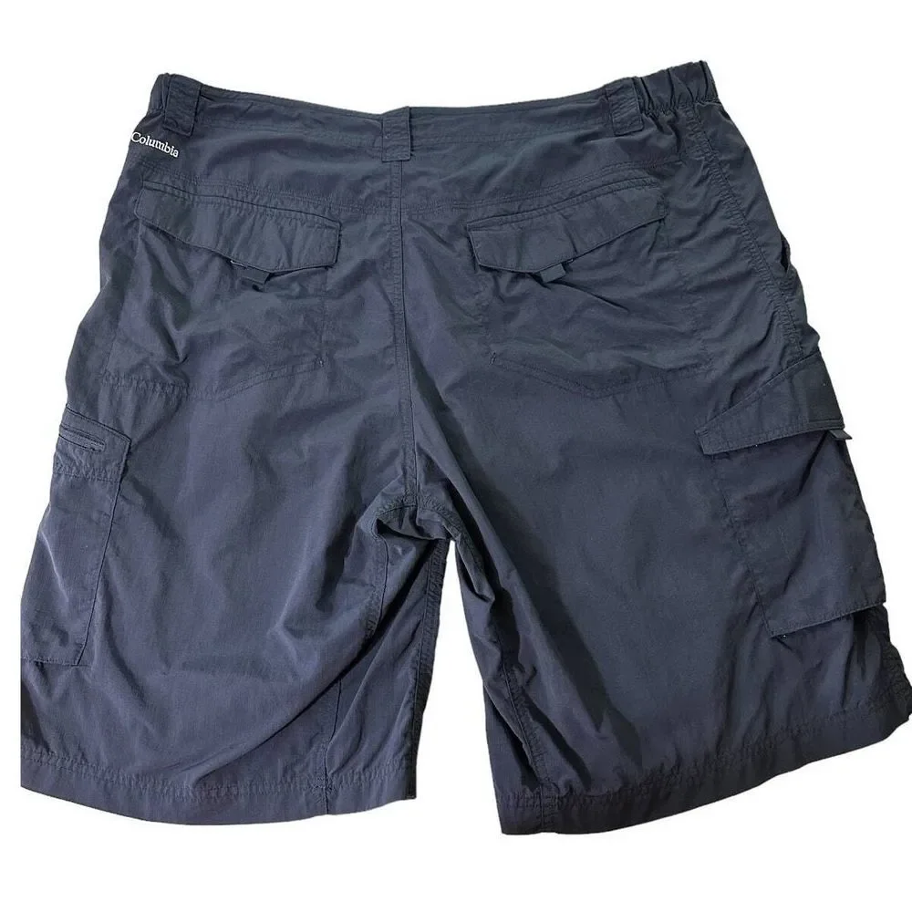 Columbia Men's Vintage Omni-Shade‎ Sun Protection Shorts SZ 40 Navy Blue